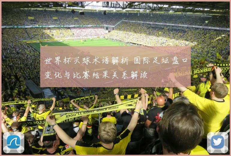 世界杯买球术语解析 国际足坛盘口变化与比赛结果关系解读